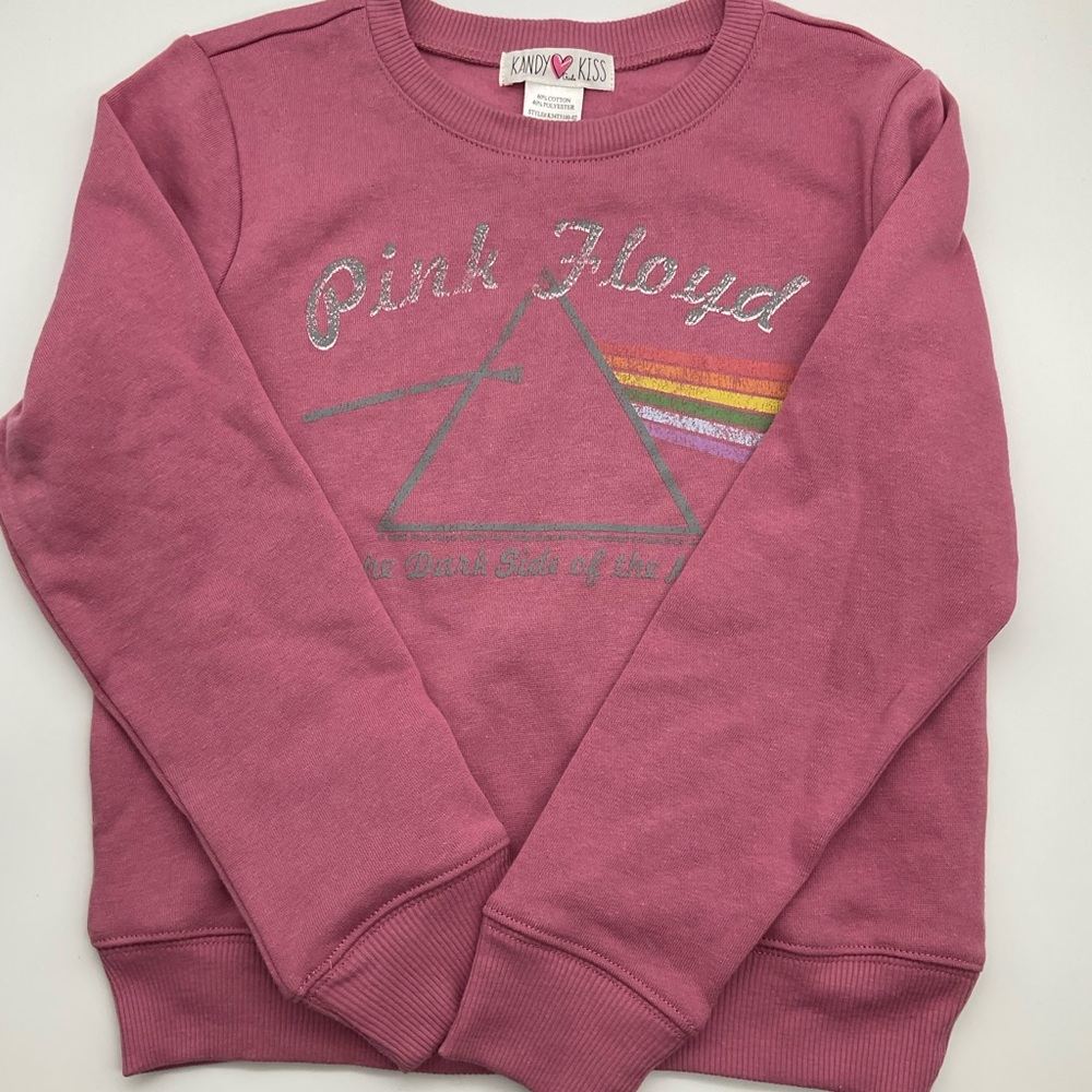 NWOT GIRLS PINK FLOYD SWEATSHIRT BY‎ KANDY KISS